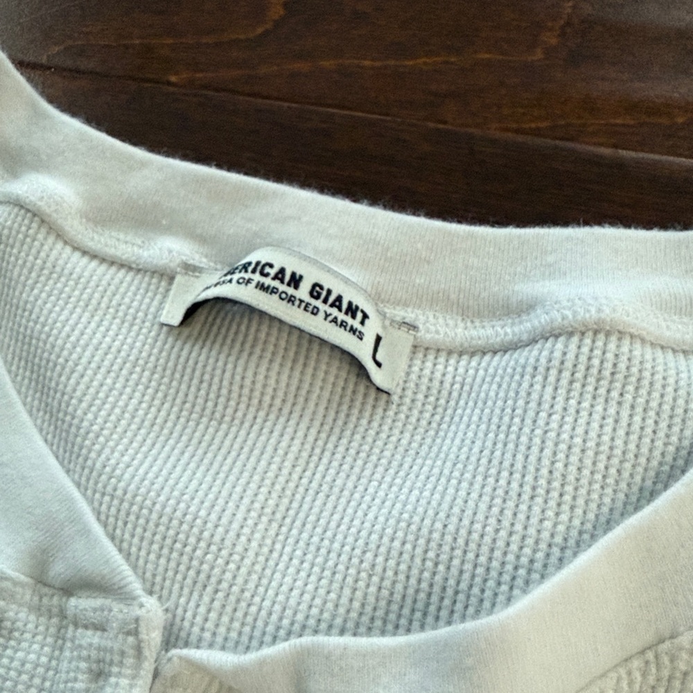 American Giant Thermal Henley - Picture 2 of 3